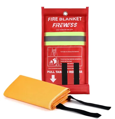 Image de Couverture anti-feu d'urgence, couverture en silicone pour la maison, le camping et la voiture