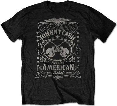 Produktbild von Johnny Cash American Rebel 2 Black L T-Shirt