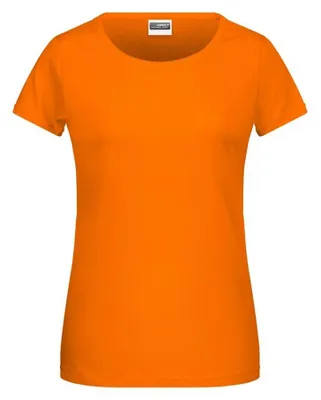 Produktbild von James and Nicholson - "Basic" T-Shirt für Damen LT3270 (XS) (Orange)