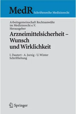 Obrázek produktu pro Arzneimittelsicherheit - Wunsch und Wirklichkeit