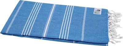 Produktbild von Saunatuch Strandtuch Hamamtuch "Sultan" aquamarin 100x180 cm