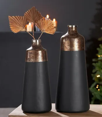 Produktbild von Gilde Glas Vase "Rustik" 51152