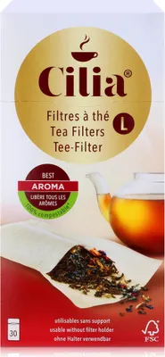 Produktbild von CILIA Teefilter 30 Stk. Grösse L ohne Halter verwendbar (1er Pack)