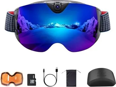 Produktbild von OHO Sunshine Ski -Schutzbrille, 4K -Snowboard -WLAN mit orangefarbenem Objektiv, wirkungsbeständig, Schutz gegen UV 400 Strahlung, Unisex,