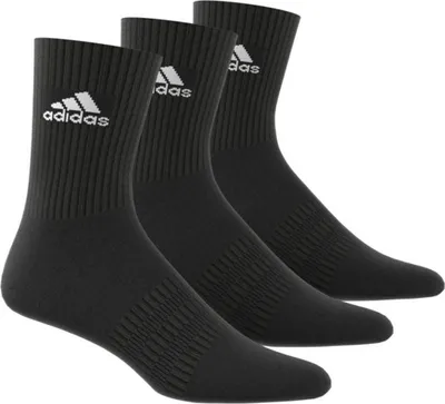 Produktbild von ADIDAS CUSH CRW 3PP SOCKEN schwarz 46-48