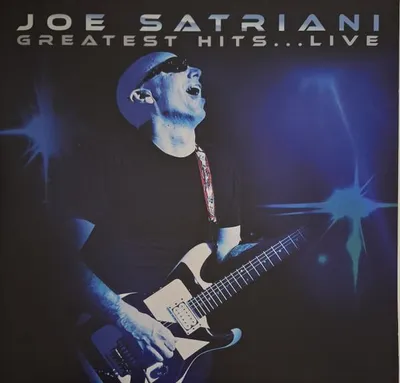 Obrázok produktu pre Joe Satriani: Greatest Hits ... Live (1LP,  Blue,  2025) gramofónová platňa