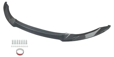 Imagen del producto de Labio delantero tipo alerón – Apariencia fibra de carbono – Plástico ABS – Para BMW F80 M3 F82 F83 M4