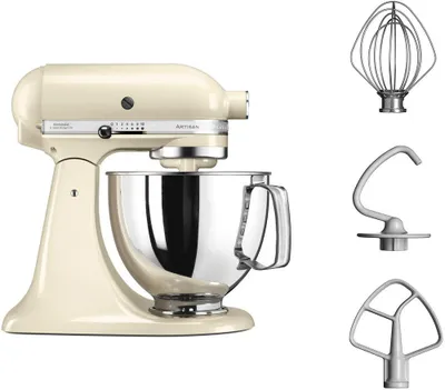 Productafbeelding van KitchenAid 5KSM125EAC Artisan keukenmachine, kleur: amandel