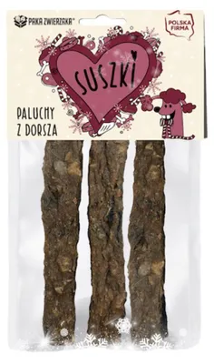 Zdjęcie produktu dla Przysmak dla psa Paka Zwierzaka paluchy z dorsza 60g