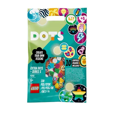 Zdjęcie produktu dla LEGO DOTS Dodatki — seria 5, Zestaw do budowania, 6 lat(a), Plastik, 120 szt., 15 g