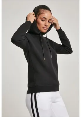 Immagine prodotto di Urban Classics Donna - Felpa con cappuccio ORGANIC Basic schwarz - XS