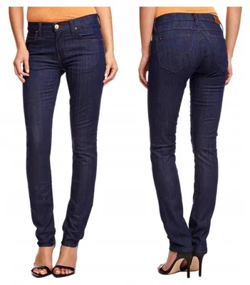 Obrázek produktu pro Lee | Dámské džíny Jade Denim, úzký střih, vysoký pas, klasický model, velikost W25 L33