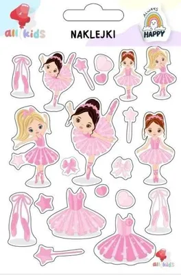 Obrázek produktu pro Samolepky pro děti Baletky – All4Kids