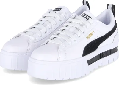 Produktbild von Puma Low Sneaker MAYZE LTH Damen Leder und Synthetik Weiß Größe: 5