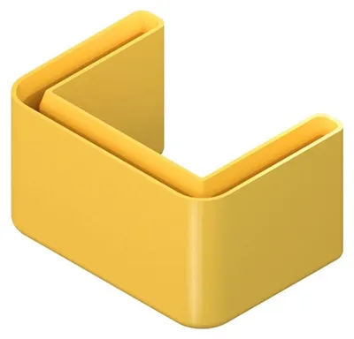 Produktbild von Niedax Schutzkappe für Profil U4530/. HU4530/. Farbe gelb