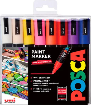 Obrázok produktu pre POSCA Marker UNI PC-5M 16er Set