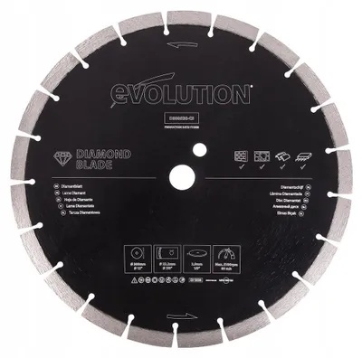 Immagine prodotto di Disco diamantato segmentato Evolution da 300 mm per cemento