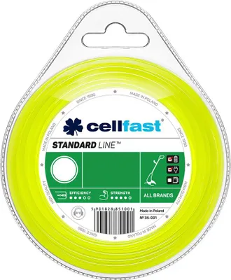 Obrázek produktu pro Cellfast STANDARD Damil pro sekačky na trávu - kulatý profil, 3 mm x 90 m
