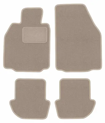 Image de Tapis de sol en moquette pour Porsche 911 (typ 997) 2002-2012 (Cabro/coupé/targa) – jeu 4 pièces, beiges, sur mesure – Wielganizator LUX
