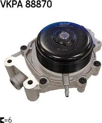 Produktbild von SKF VKPA 88870 Kühlmittelpumpe Wasserpumpe passend für MERCEDES-BENZ C-Klasse Limousine (W204) C-Klasse T-modell (S204) E-Klasse Limousine (W212)