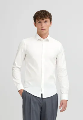 Produktbild von CASUAL FRIDAY CFPalle Slim Fit Shirt Herren Business Hemd Herrenhemd unifarben mit Kentkragen