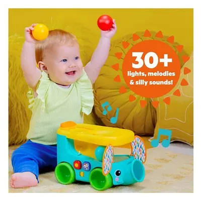 Produktbild von Bright Starts Safari Bus Spielzeug - Interaktives Ballspiel für Babys