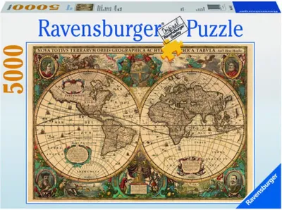 Immagine prodotto di Puzzle 5000 elementi. Mappa del mondo