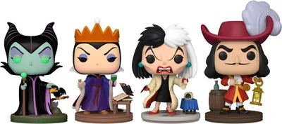 Immagine prodotto di Disney Villains POP Pack - 4 personaggi da collezione