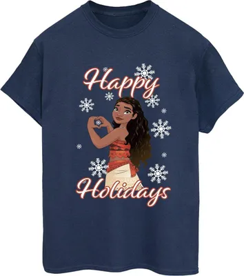 Immagine prodotto di Moana - Maglietta da donna - Natale BI53992 (M) (blu navy)