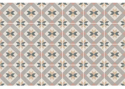 Image de Autocollants décoratifs pour meubles – 24 autocollants Jiena imitant le carrelage en ciment – 24 autocollants de 10 x 10 cm