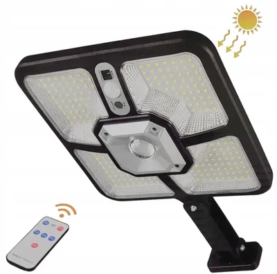 Zdjęcie produktu dla LAMPA SOLARNA Latarnia ULICZNA LED z Pilotem 1102