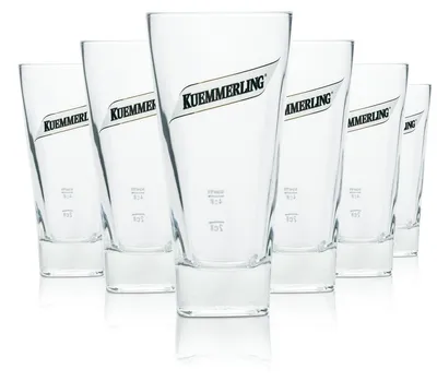 Produktbild von 6x Kümmerling Glas 0,28l Becher Tumbler Gläser Longdrink Geeicht Gastro Kneipe