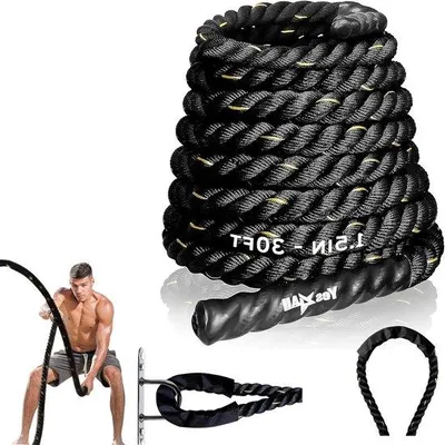 Produktbild von Famanu Battle Rope 1,5/2 Zoll Durchmesser - 30, 40, 50 Fuß Länge