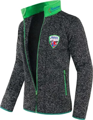 Produktbild von Nebulus Fleecejacke VLADO Herren, warme Fleece Jacke, mit langem Full-Zip Reißverschluss, P2030 - Herren, schwarz-grün, M