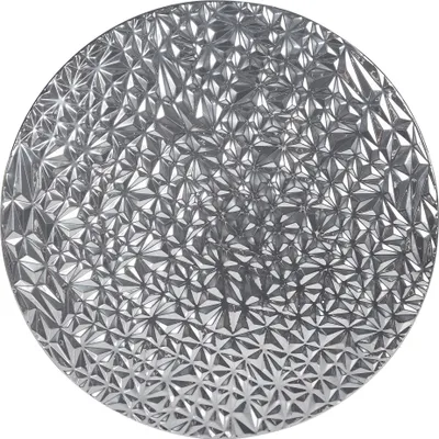 Produktbild von BELIANI Wanddekoration Silber Eisen Rund ⌀ 59 cm Handgemacht Strukturiert Geometrische Form Kreis Modern Wandobjekt Wanddeko Schlafzimmer Wohnzimmer