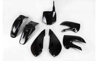 Produktbild von Ufo Kawasaki Klx 110 05 Ka37002@001 Plastikbausatz Schwarz Schwarz One Size