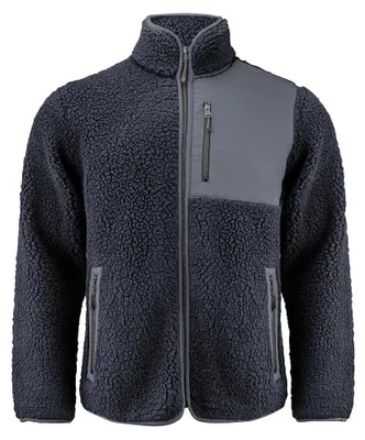 Imagen del producto de James Harvest - Chaqueta de forro polar "Kingsley" para hombre, modelo ET706 (Talla L), color azul marino