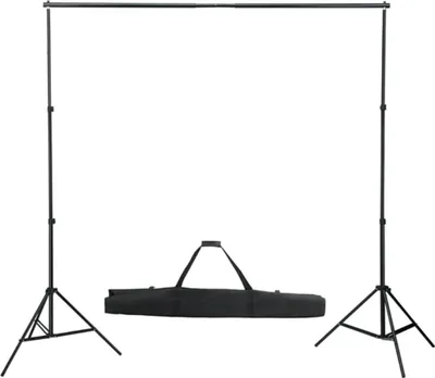 Produktbild von vidaXL Fotostudio-Set mit Beleuchtung, Hintergrund und Reflektor