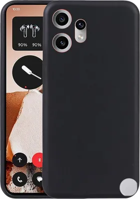 Image de Coque de protection en silicone TPU pour Nothing CMF Phone 2 Pro, souple et ultra-fine, noire