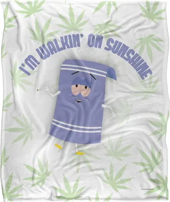Obrázek produktu pro South Park - kameninová deka "Dirty Stoned", hedvábná, superměkká TV24906 (jedna velikost) (bílá/lesklá/zelená)