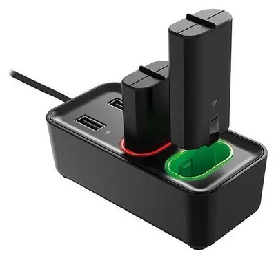 Image de Duo batteries & chargeur LED - SUBSONIC - Xbox One - Xbox Series