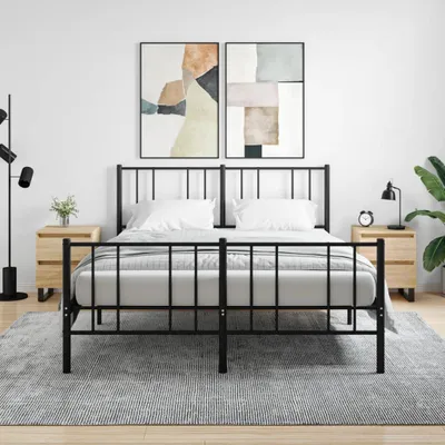 Obrázek produktu pro vidaXL Noční stolky 2 ks Sonoma dub 40x35x50 cm výrobek z odvozeného dřeva