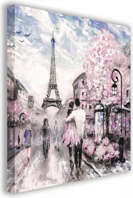 Zdjęcie produktu dla OBRAZ NA PŁÓTNIE 080 Paryż 40x40cm