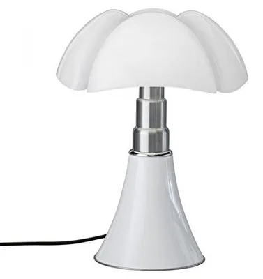 LED-Tischleuchte mit Dimmer, Weiß, 27x27x35 cm