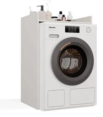 Zdjęcie produktu dla Szafka Łazienkowa Na Pralkę POLA NP KASZMIR Beż Półka Regał Do Łazienki