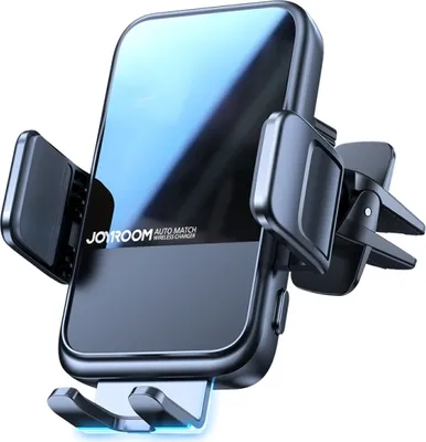 Immagine prodotto di JOYROOM JR-ZS298 Supporto per caricabatterie da auto senza fili per bocchetta d'aria (nero)