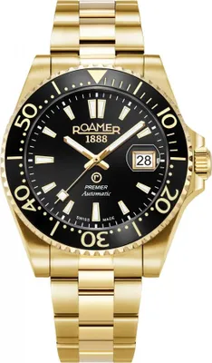 Produktbild von Herrenuhr ROAMER 986983 48 85 21 gold, sportlich, zum Tauchen