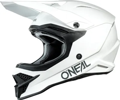 Produktbild von Oneal 3Series Solid Motocross Helm (White,XL (61/62))