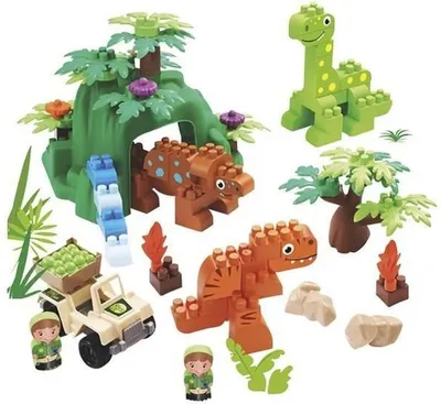 Zdjęcie produktu dla Zestaw zabawkowy Ecoiffier Dinoland budowlany