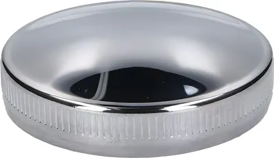 Obrázok produktu pre Viečko nádrže hliníkový chrómový vzhľad (bez zámku) pre Simson S50, S51, SR50, Schwalbe, Sperber, Spatz, Star